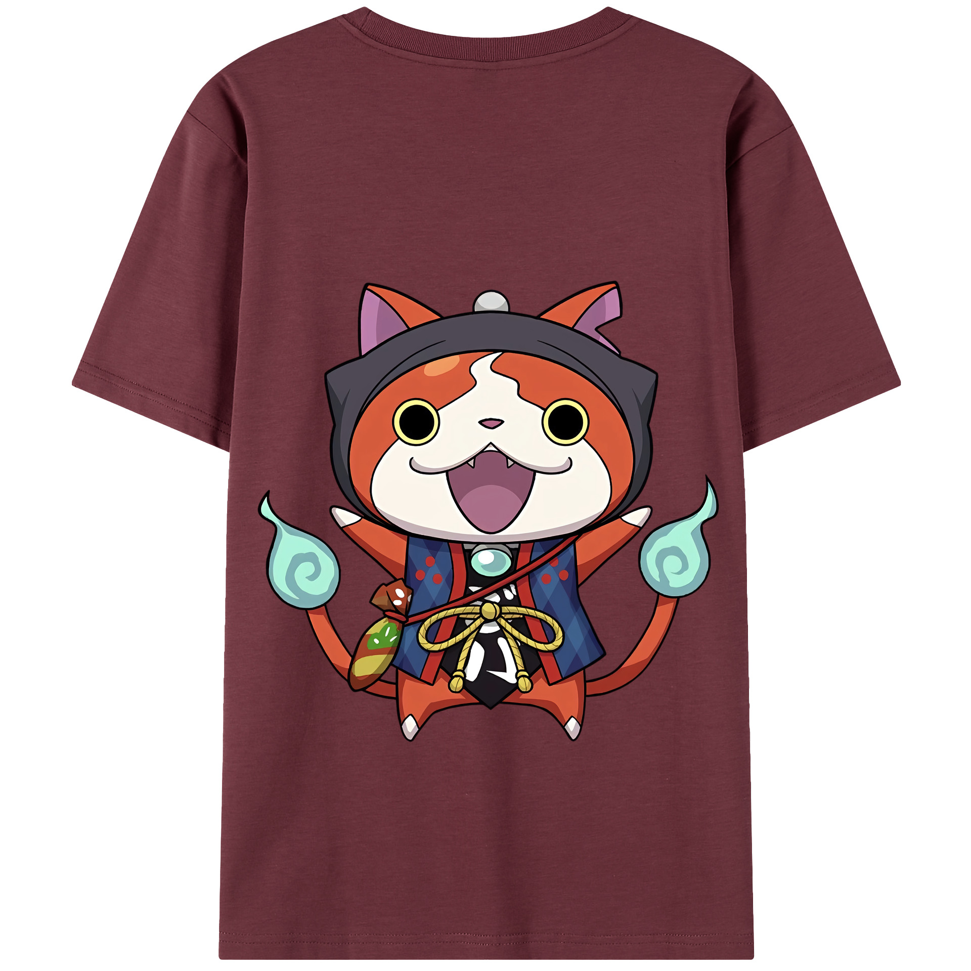 （画像用） 妖怪ウォッチ Yo-kai Watch 綿100％半袖Tシャツ（背面プリント）